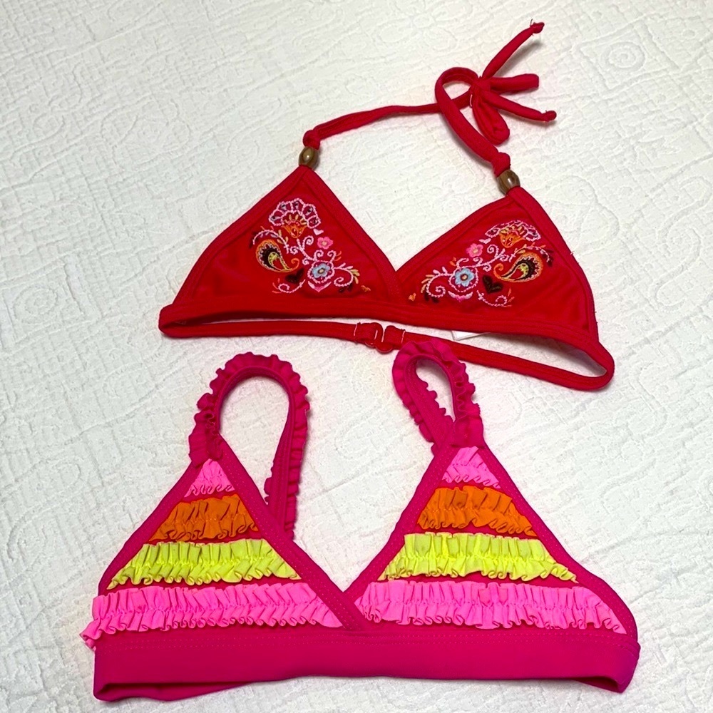 3T (4/$20) Pair of Bikini Swim Tops by Place and Old Navy
